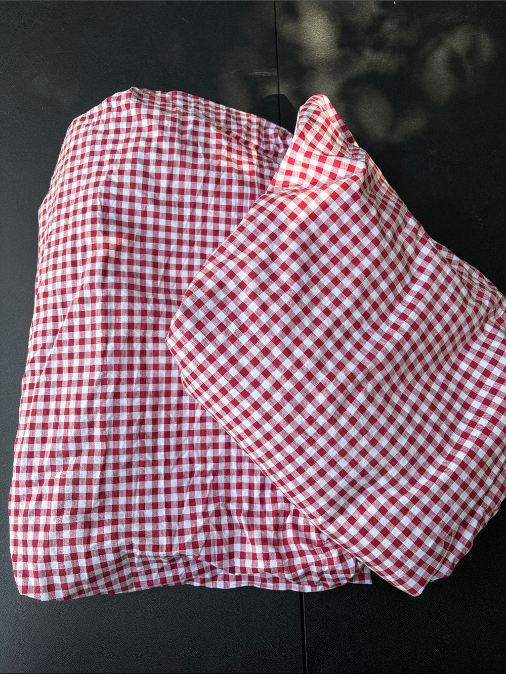 Mary Janes Farm Home gingham cotton Sheet Set- Full
